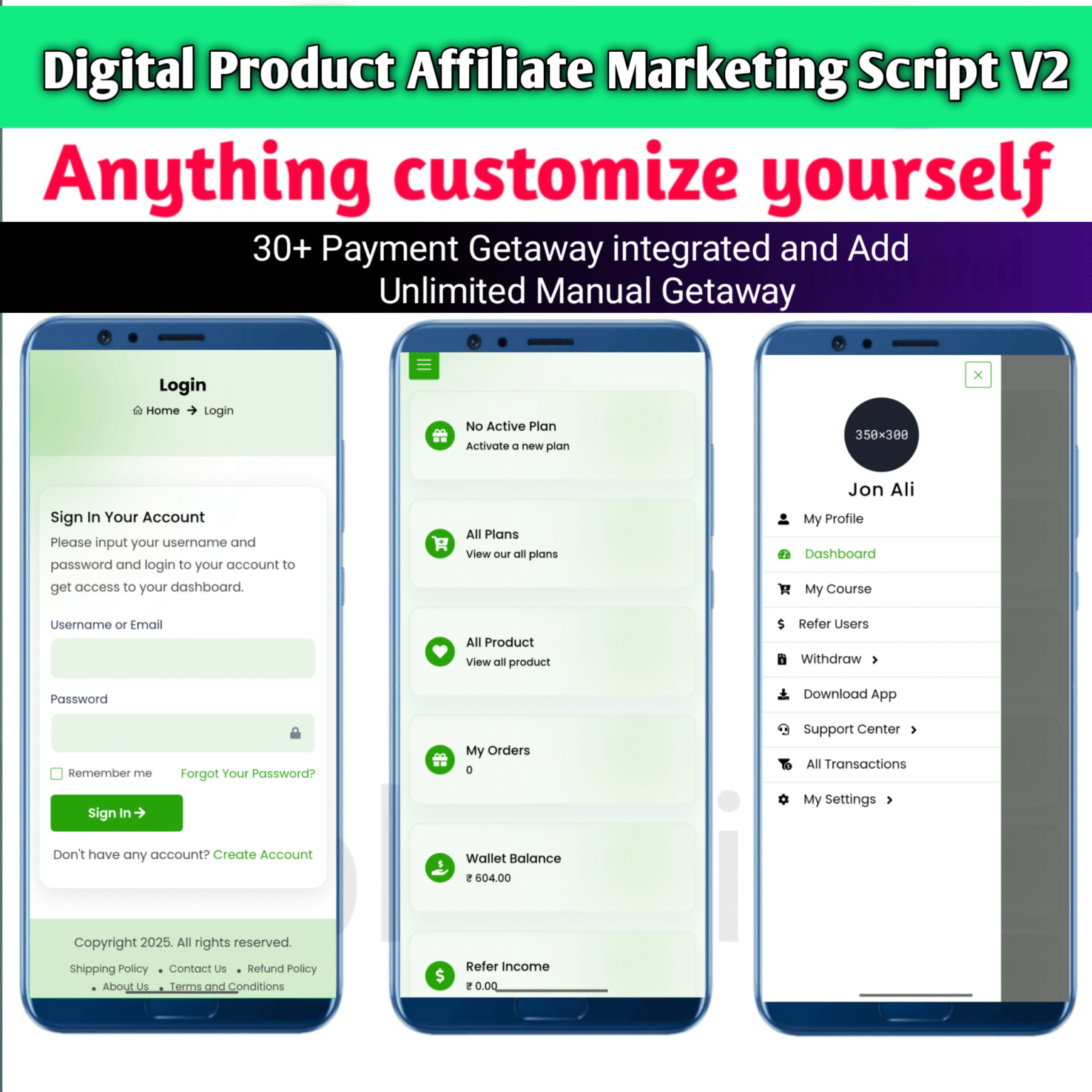 Digital Downloadable Product Selling Affiliate Script V2 – CodeKina